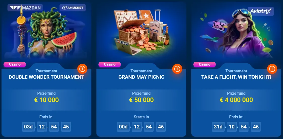 Metody płatności w Mostbet Casino